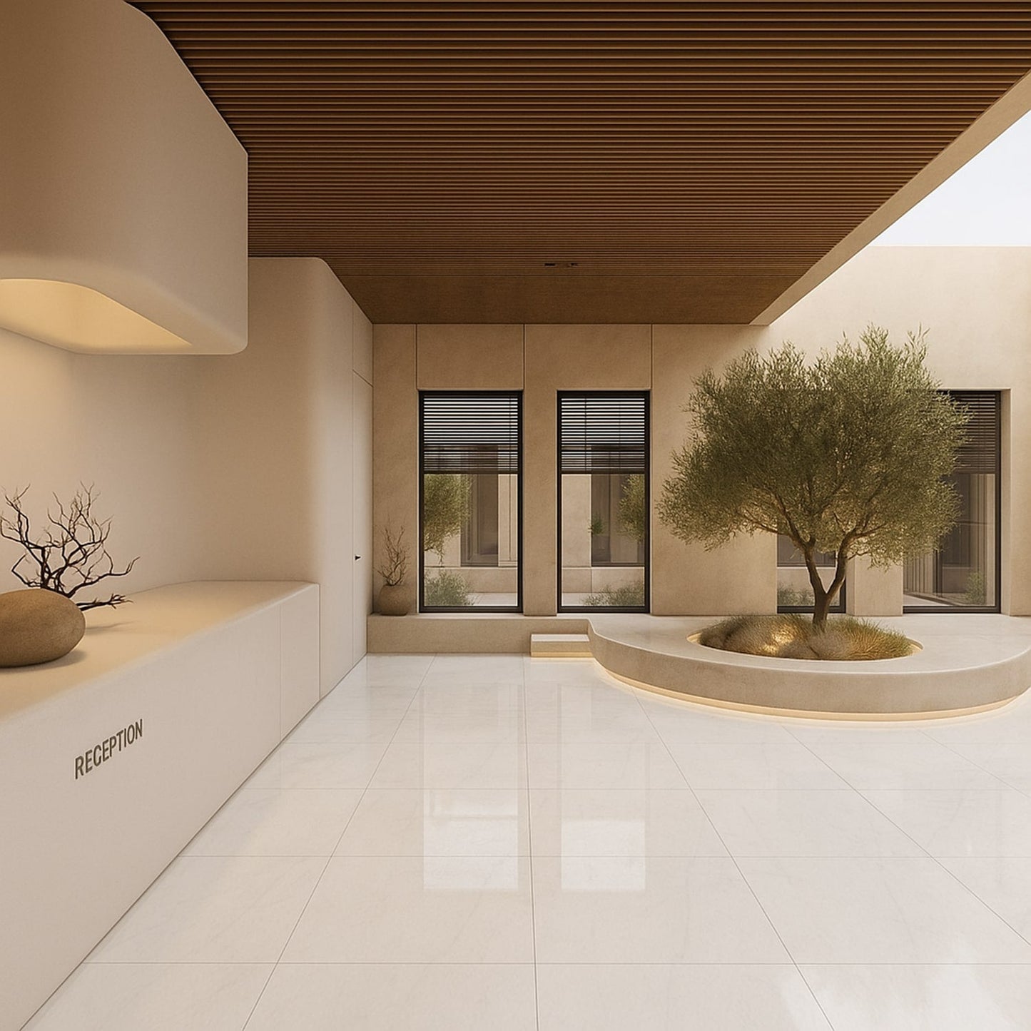 Crystal White Polished Marble Look Porcelain Tile