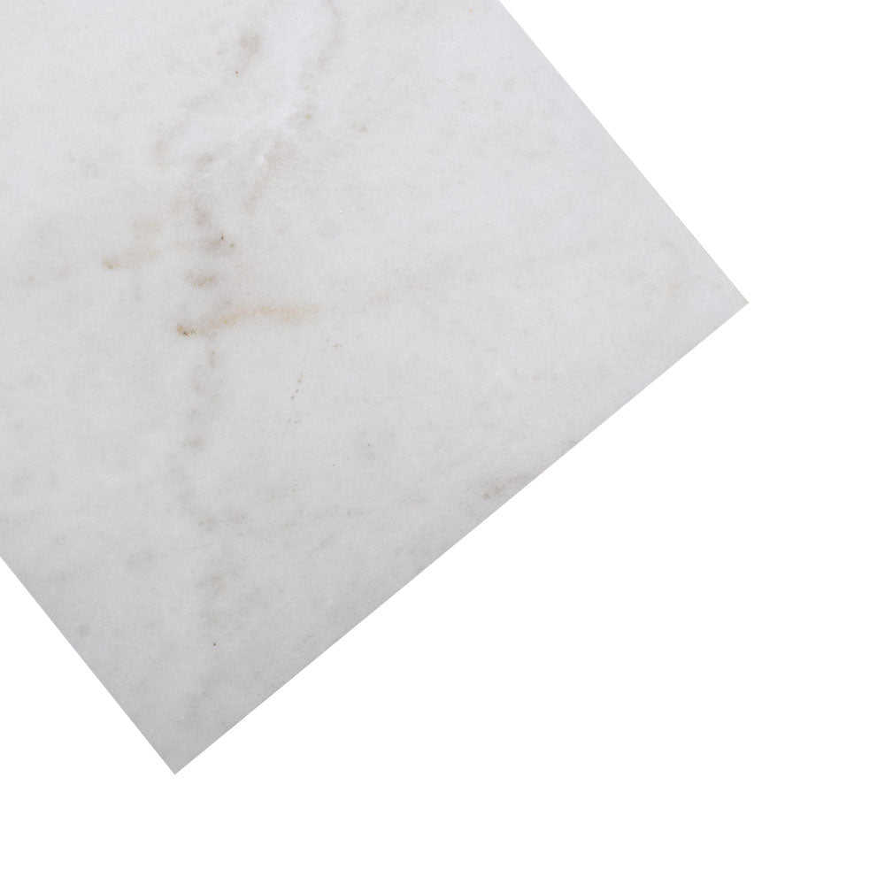 Bianco Crystal Polished Marble Look Porcelain Tile