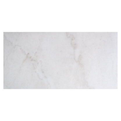 Bianco Crystal Polished Marble Look Porcelain Tile