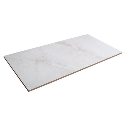 Bianco Crystal Polished Marble Look Porcelain Tile