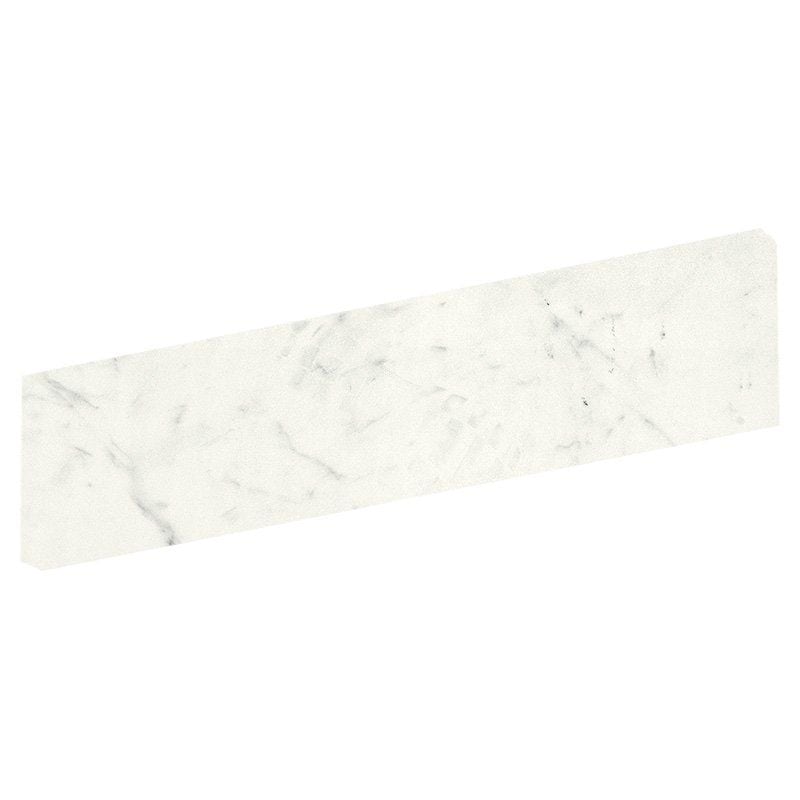 Bianco Statuario Matte Bullnose Marble Look Porcelain Tile