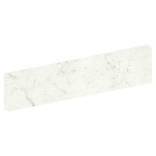 Bianco Statuario Matte Bullnose Marble Look Porcelain Tile