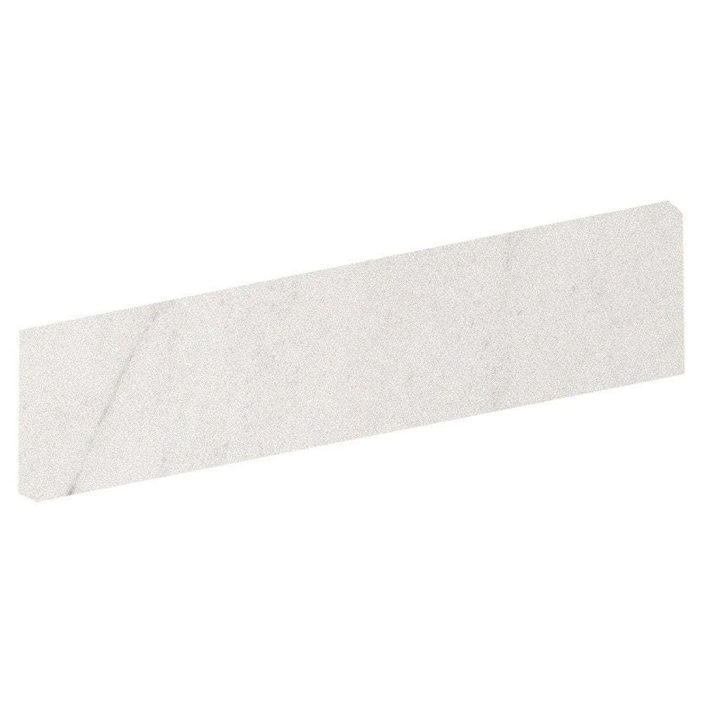 Bianco Crystal Polished Bullnose Marble Look Porcelain Base