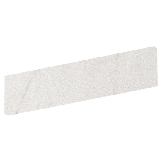Bianco Crystal Polished Bullnose Marble Look Porcelain Base