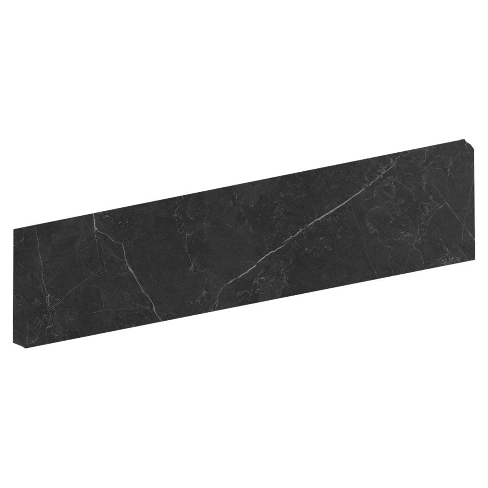 Piedra Gris Matte Bullnose Marble Look Porcelain Base