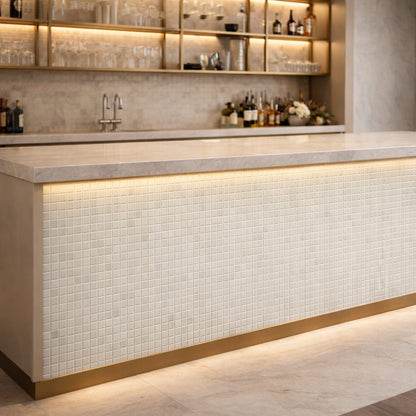 Artica Polished Marble Look Porcelain Mosaic