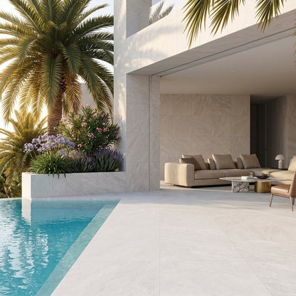 Arctic White R11 Porcelain Pavers