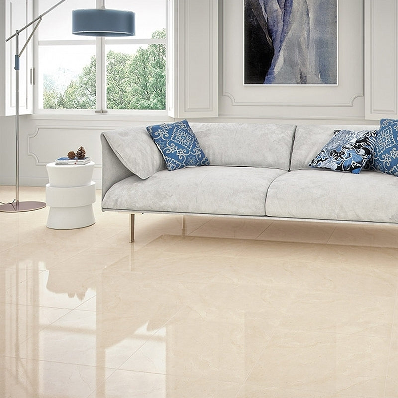 Crema Marfil Supreme Polished Marble Tile