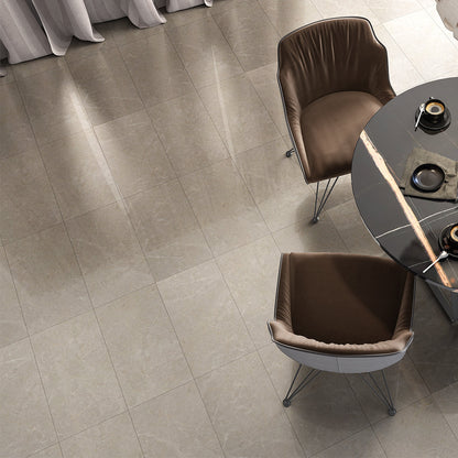 Gris Fawn Polished Marble Tile