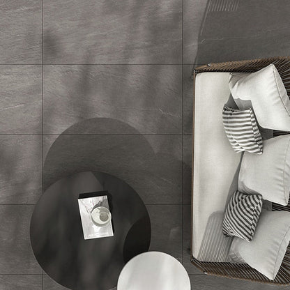 Gris Oscuro Natural Slate Look Porcelain Tile
