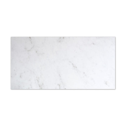 Carrara Blanco Natural Marble Look Porcelain Tile