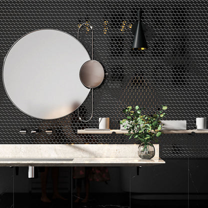 Black Polished Marble Tile