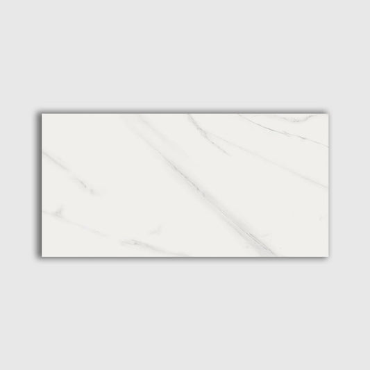 Blanco Polished Marble Look Porcelain Tile