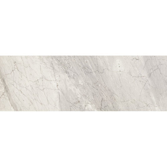 Bardiglio Gray Honed Subway Marble Look Porcelain Tile