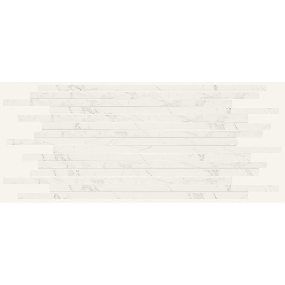 Blanco Polished&rectified 3/4x12 Linee Marble Look Porcelain Mosaic