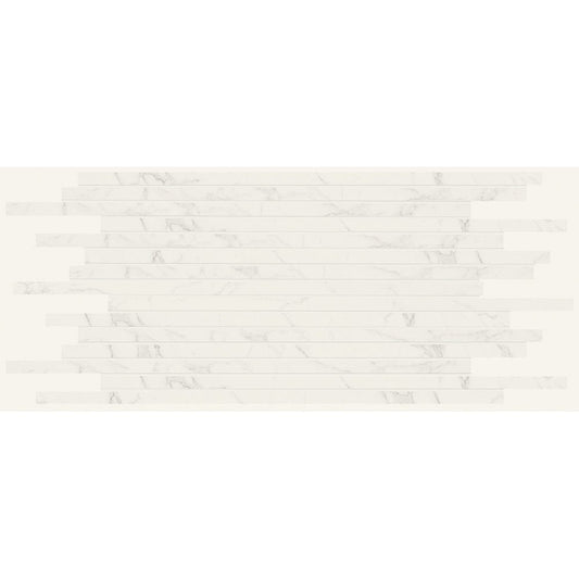 Blanco Polished&rectified 3/4x12 Linee Marble Look Porcelain Mosaic