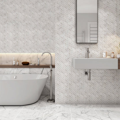 Italian Carrara Honed Marble Tile