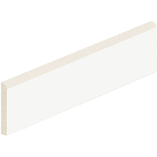 Blanco Marjinal Polished Bullnose Marble Look Porcelain Tile