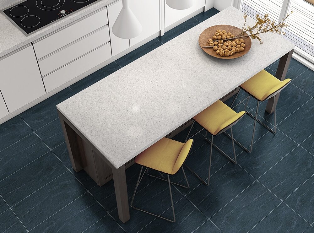 Essential Black Matte Stone Look Porcelain Tile