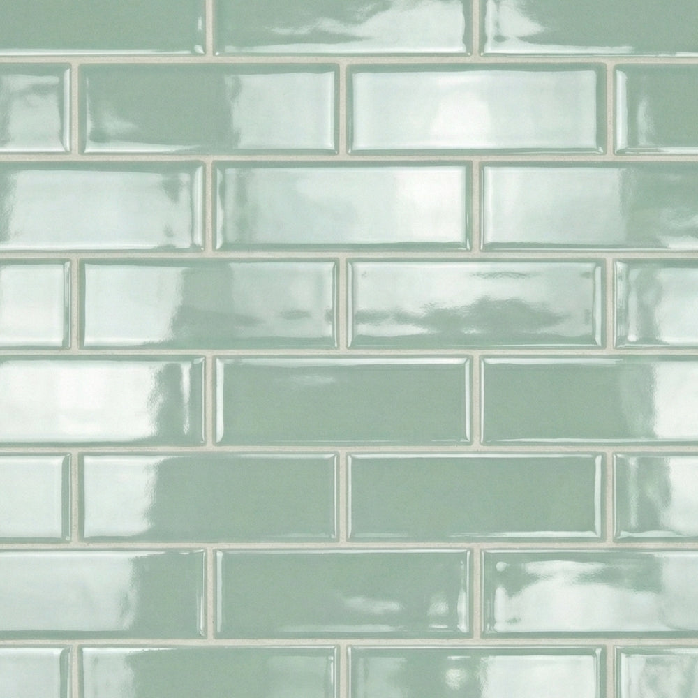 Grecianisle Satin Subway Glass Tile