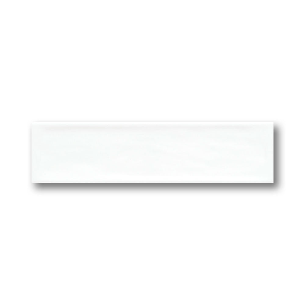 Roca Flow White Polished Ceramic Tile
