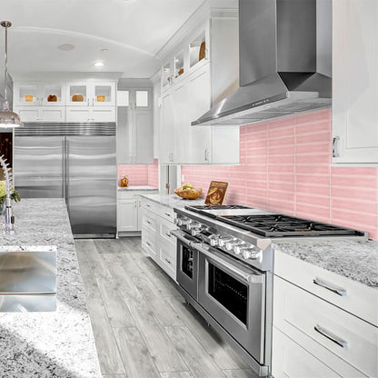 Roca Flow Velvet Pink Polished Ceramic Tile