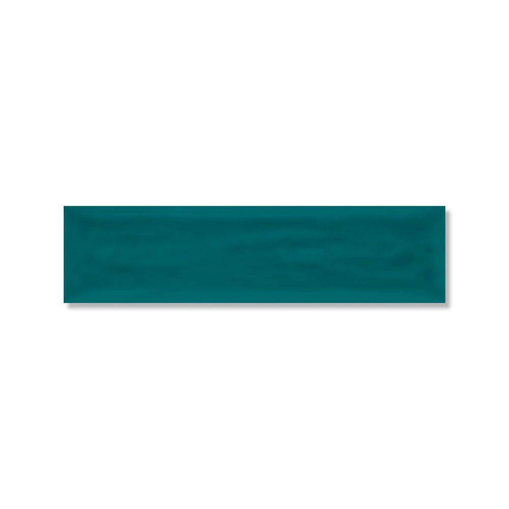 Roca Flow Peacock Green Polished Ceramic Tile