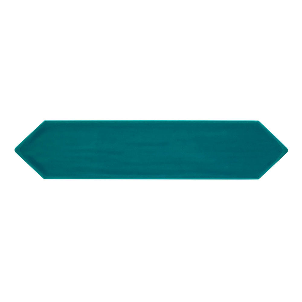 Roca Flow Peacock Green Polished Ceramic Tile