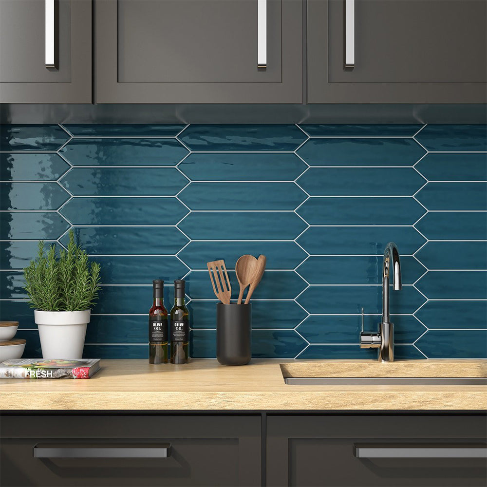 Roca Flow Cosmic Sapphire Polished Ceramic Tile