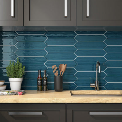 Roca Flow Cosmic Sapphire Polished Ceramic Tile