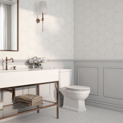 Roca Flow White Matte Ceramic Tile