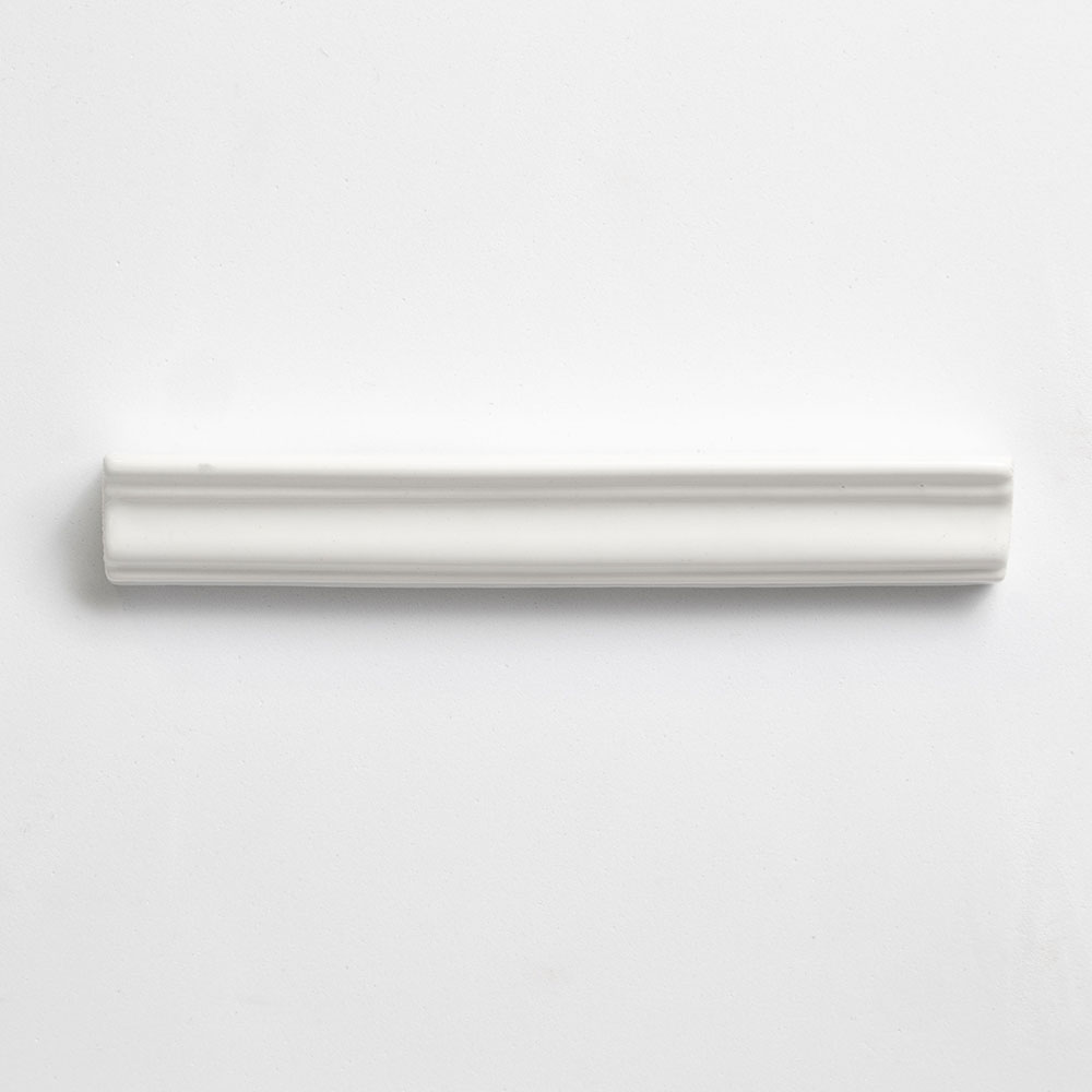 Royal White Glossy Finish Trim Ceramic Moldings