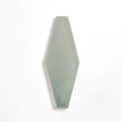 Verdant Crackled Longest Hexagon Ceramic Tile
