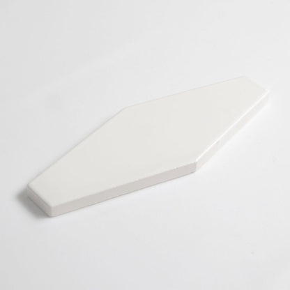 Pearl Glossy Longest Hexagon Ceramic Tile
