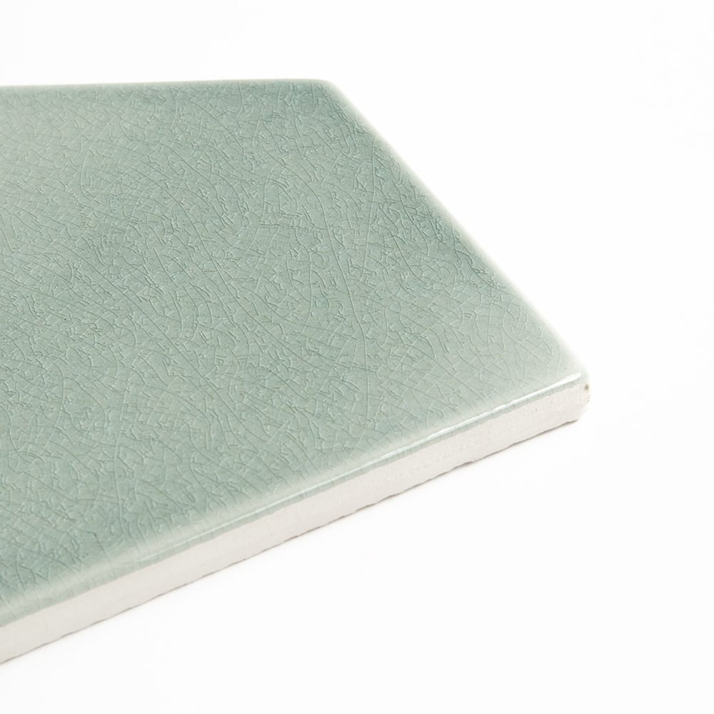Verdant Crackled Diamante Ceramic Tile