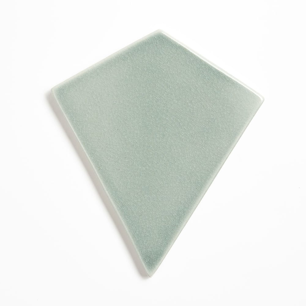 Verdant Crackled Diamante Ceramic Tile