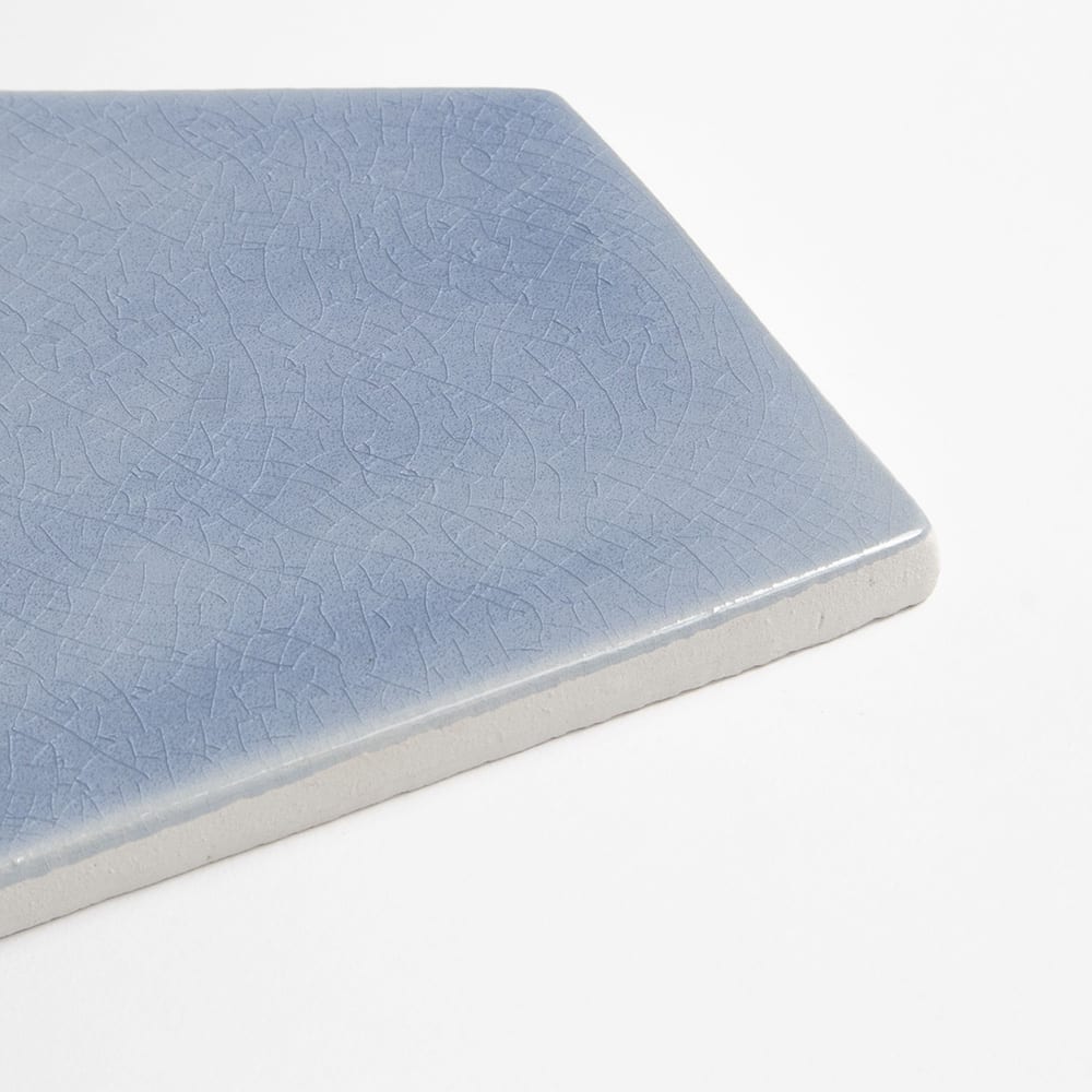 Azure Crackled Diamante Ceramic Tile