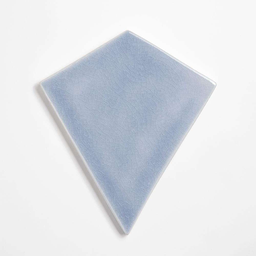 Azure Crackled Diamante Ceramic Tile