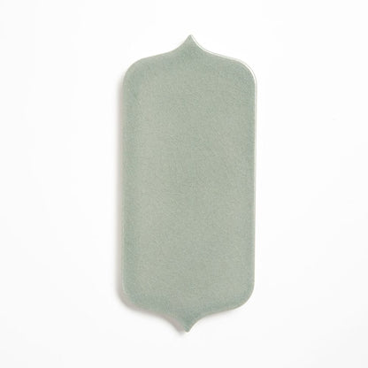 Verdant Crackled Tear Field Ceramic Tile