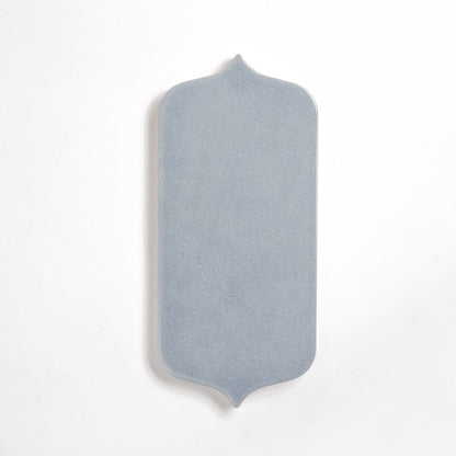 Azure Crackled Tear Field Ceramic Tile