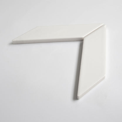 Pearl Glossy Chevron Ceramic Tile