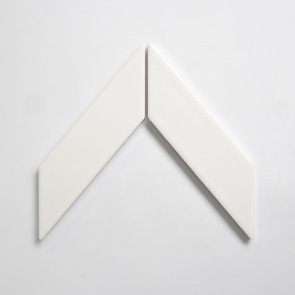 Pearl Glossy Chevron Ceramic Tile