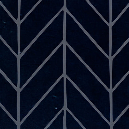 Tourmaline Crackled Chevron Ceramic Tile
