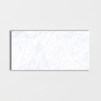 Carrara Blanco Polished Marble Look Porcelain Tile