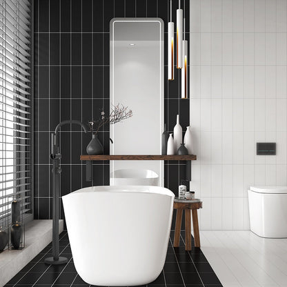 Noir Glossy Subway Ceramic Tile
