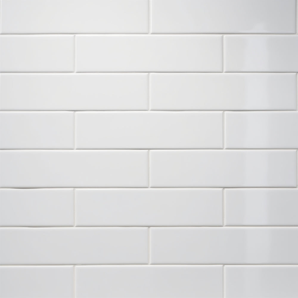 Blanc Glossy Subway Ceramic Tile