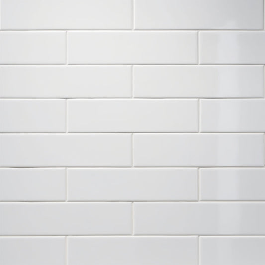Blanc Glossy Subway Ceramic Tile