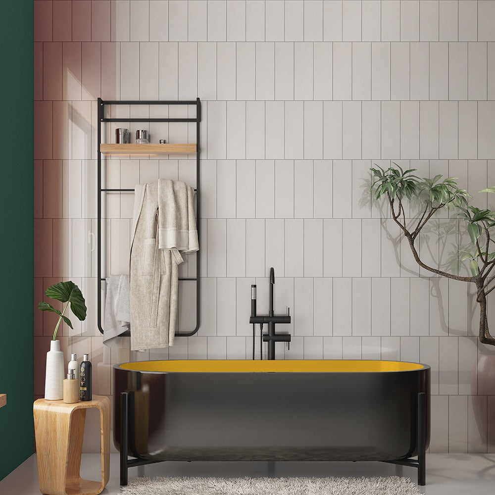 Blanc Glossy Subway Ceramic Tile