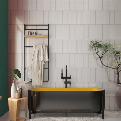 Blanc Glossy Subway Ceramic Tile