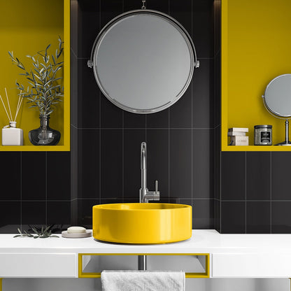 Noir Matte Subway Ceramic Tile
